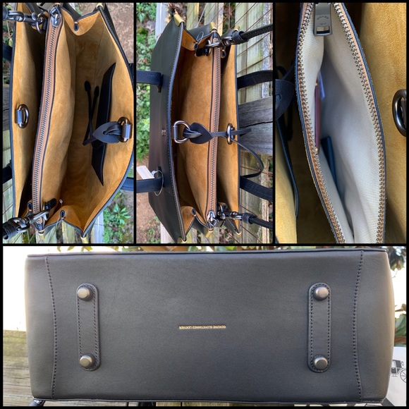 Coach 1942 Cooper Satchel Glovetan Suede Rogue Bag - Picture 4 of 6